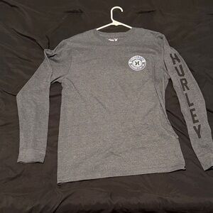 Hurley Charcoal Long Sleeve Men's Tee